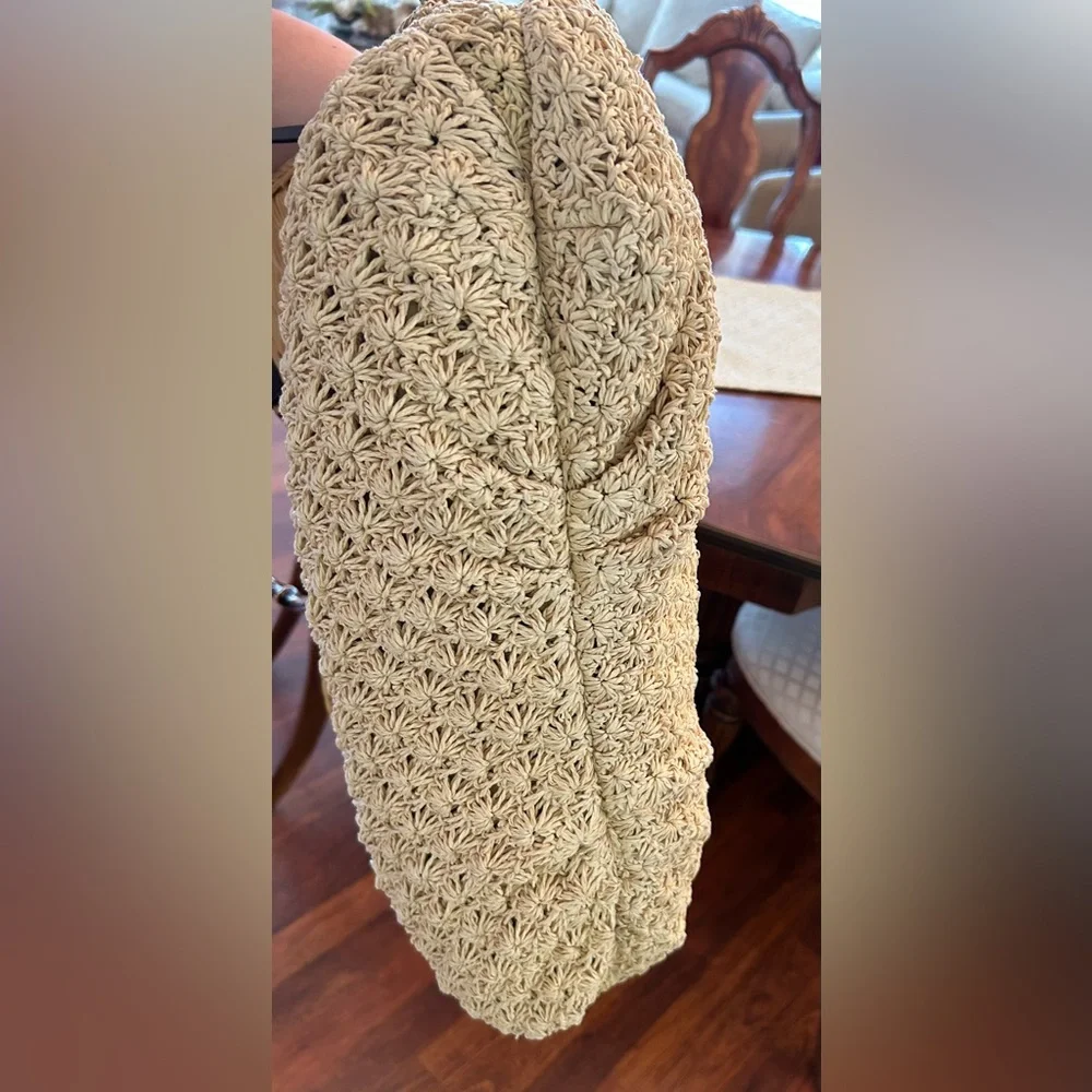 HOBO INTERNATIONAL HANDBAG W/BAMBOO HANDLES - Picture 10 of 10